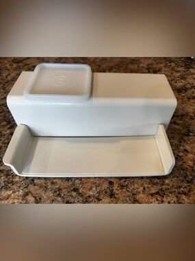 Tupperware ~ Velveeta Block Cheese Keeper Container Holder USA ~3 Piece Set~
